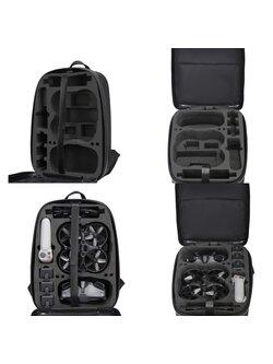 Avata Backpack กระเป๋าเป้สะพายสีดำเงิน เคสหลังเป็นแบบแข็ง (DJI-C139)