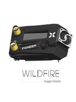 Foxeer Wildfire 5.8GHz 72CH Dual Receiver OSD Update for Fatshark Skyzonre โมดูลติดแว่น รับสัญญาณ ชัดๆ ไกลๆ