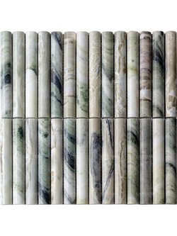 Cloudy Jadeite (Green) โมเสค สีหยก