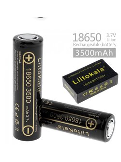 1ก้อน Original LiitoKala Li-ion 35A 3.7V 18650 3500MAh 35A ถ่านไฟแรงสำหรับไฟฉาย และ อุปกรณ์ต่างๆ