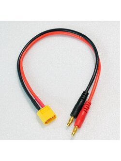 สายต่อหลักออกจากเครื่องชาร์จปลั๊ก XT60 ยาวประมาณ 30 เซนติเมตร