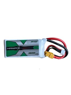 ManiaX 11.1V. 1500mAh 30C XT30 / XT60 / JST