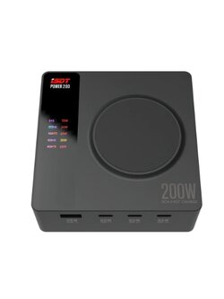 ISDT POWER 200 / 200X AC100~240V 200W Fast Charg หลายช่องชาท และ ไวเลสชาท ต่อผ่านแอปได้