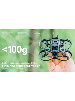 Pavo Pico Brushless Whoop Quadcopter เป็นชุด แบบไม่มีกล้อง สำหรับสาย DIY มีกล้องอยู่แล้ว , มีรีซีฟ ELRS ในตัว