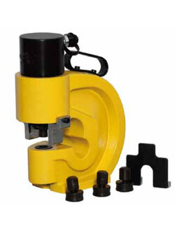 OMASTAR HHM-70 พันซ์เจาะรู เหล็ก ทองแดง ไฮดรอลิค 35 Ton