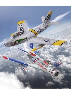 FMS EDF Jet 80mm F-86 Sabre PNP เครื่องบินเจ๊ท ดักแฟน 80mm - SkyBlazer - The Huff