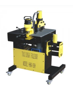 OMASTAR HHM-200H เครื่องตัด ดัด เจาะ เหล็ก ทองแดง บัสบาร์ 3IN1 (Puch,Bend,Cut)