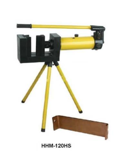 OMASTAR HHM-120HS เครื่องตัด ดัด เจาะ เหล็ก ทองแดง บัสบาร์ 3IN1 (Puch,Bend,Cut)
