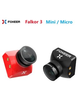 Foxeer Falkor 3 Mini Micro 1200TVL StarLight 0.0001Lux WDR Low Latency FPV Camera OSD กล้องติดโดรน