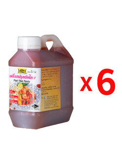 ซอสปรุงผัดไทย 1,180 กรัม (แพ็ค 6 แกลลอน) / Pad Thai Stir-Fry Sauce 1,180 gram.( Pack 6 Bottle)
