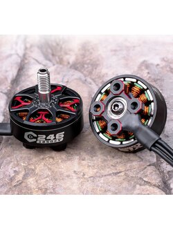 Axisflying Fpv Brushless Motor C246 2406 1650KV & 1850KV For 5"/6" Cinematic Drop 1ชุด 4ตัว