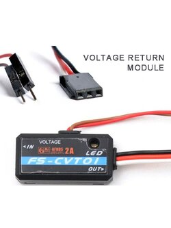 FlySky FS-CVT01 Voltage Collection Module เซ็นเซอร์วัดแบตเตอรี่ ส่งสัญญาณมาแจ้งที่วิทยุ