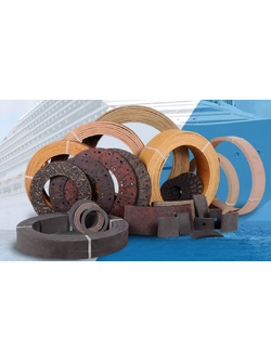 ผ้าเบรคถัก ผ้าเบรคยาง ผ้าเบรคเรือ แบบผ้าและแบบยาง Marine Non-Asbestos และ Asbestos (Brake Linings) / Woven Resin Brake Lining Roll Rubber Brake Lining Roll