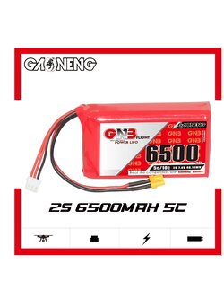 Radiomaster Boxer Batt GAONENG GNB 2S 7.4V 6500mAh 5C LiPo Battery XT30 แบตสำหรับใส่ารีโมท หรือใช้เลี้ยงรีซีฟ