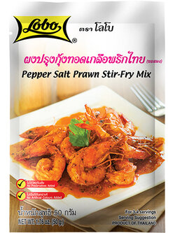 ผงปรุงกุ้งทอดเกลือพริกไทย 50 กรัม