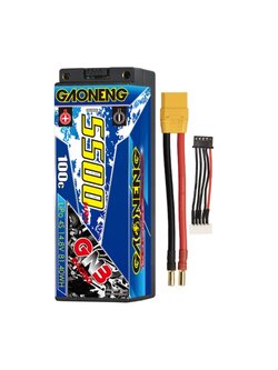 GNB 4S 14.8V 5500mAh 100C 5mm Bullet Hard Case LiPo Battery แบตสำหรับรถบังคับ