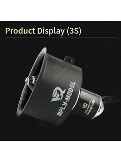 XFly Galaxy 64mm 12-Bladed with 2840-KV4000 (3S Version) / 2840-KV3200 (4S Version) Outrunner Brushless Motor EDF System