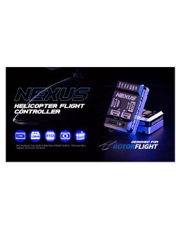 RadioMaster Nexus Balance Flybarless Flybarless Control Unit Rotorflight CNC Case Flight Controller for RC Helicopter Nexus+RP3H
