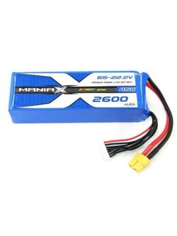 ManiaX 6S 22.2V 2600mah 45C XT60