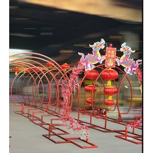 รับแขวนประดับโคมแดง"ตรุษจีน"