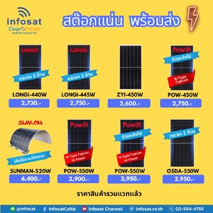โปรโมชั่นแผงโซล่าเซลล์