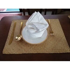 ผ้า Napkin ผ้าเช็ดปากบนโต๊ะอาหาร