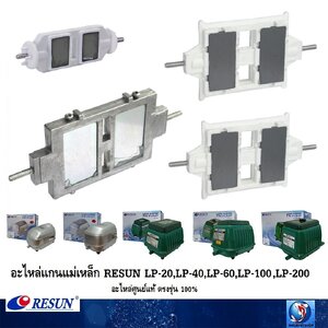 อะไหล่แกนแม่เหล็กปั๊มลมRESUN LP-20,LP-40,LP-60,LP-100,LP-200 (อะไหล่ศูนย์แท้ ตรงรุ่น 100%)