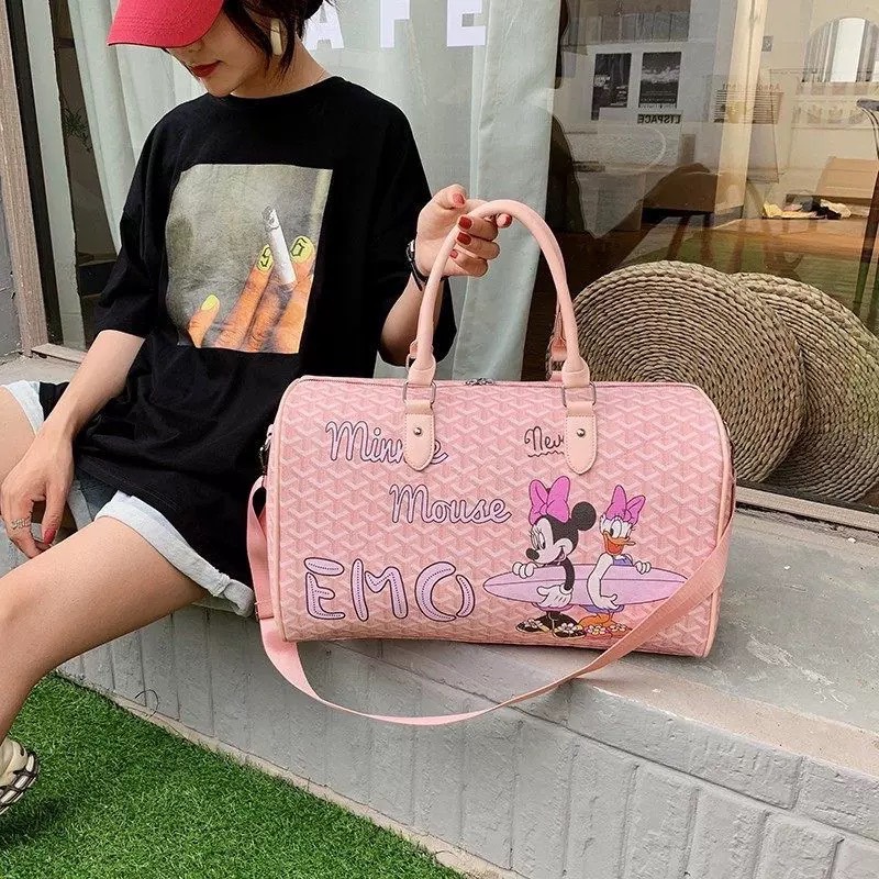 กระเป๋าเดินทาง ลายMickey น่ารักสดใส Goya*d ขายดีที่สุด หนังPU พรีเมี่ยม