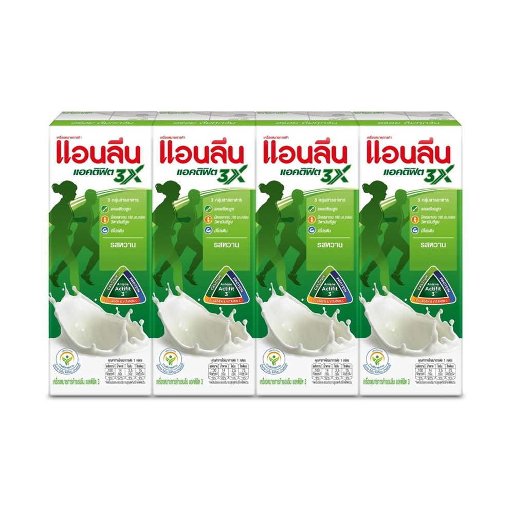 9415007025863 แอนลีน UHT รสหวาน 180มล. (แพค)