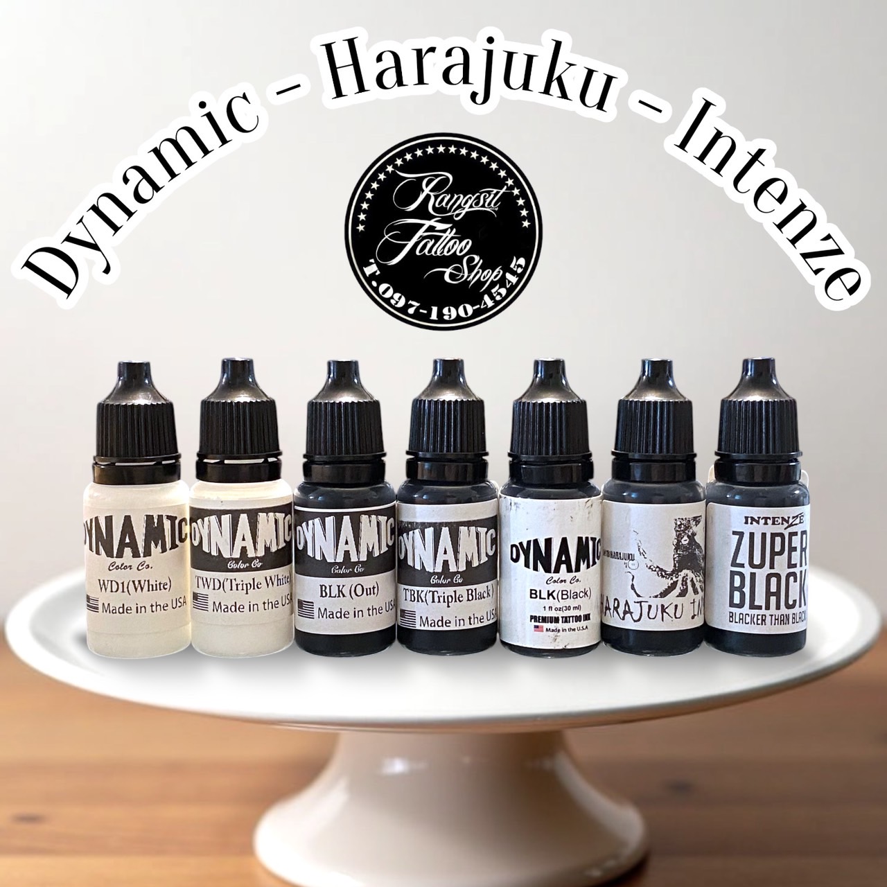 DYNAMIC TATTOO INK 10ML สีสักไดนามิค ขนาด 10มล.