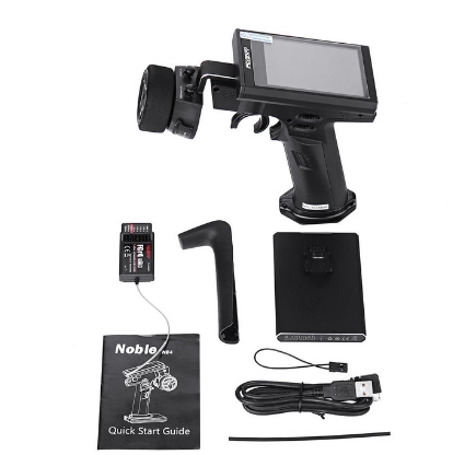 Flysky FS-NB4+FS-TR4 2.4G 4CH Noble Radio Transmitter w/ HVGA 3.5" TFT Color Screen for Rc Car Boat รีโมท จอสี จอทัชสกรีน ฟังชั่นจัดเต็ม