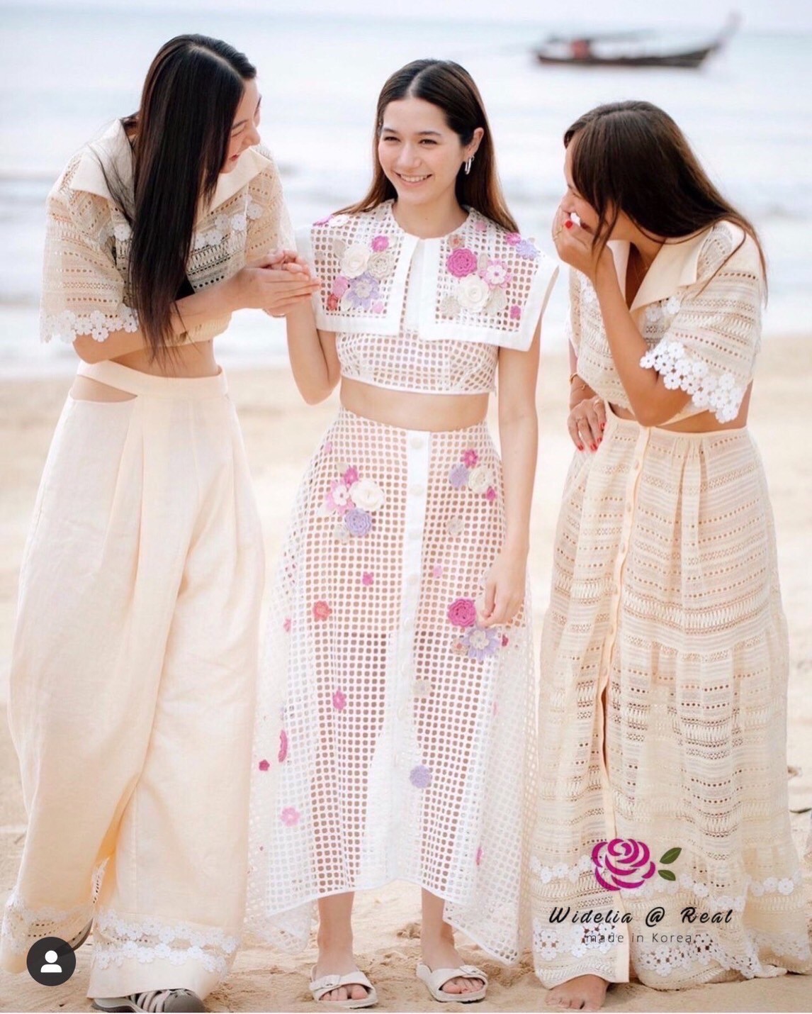 🌹 S 🌹 Widelia@Real JSD Set เซ็ทเสื้อกับกระโปรงยาวแสนสวย