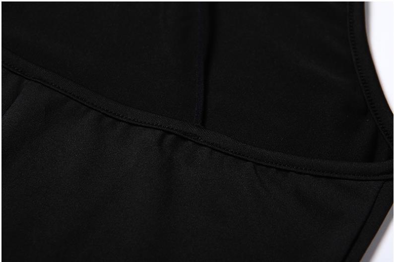 จั๊มสูทรัดรูป สายเดี่ยว สายฝอ รหัส CN9505