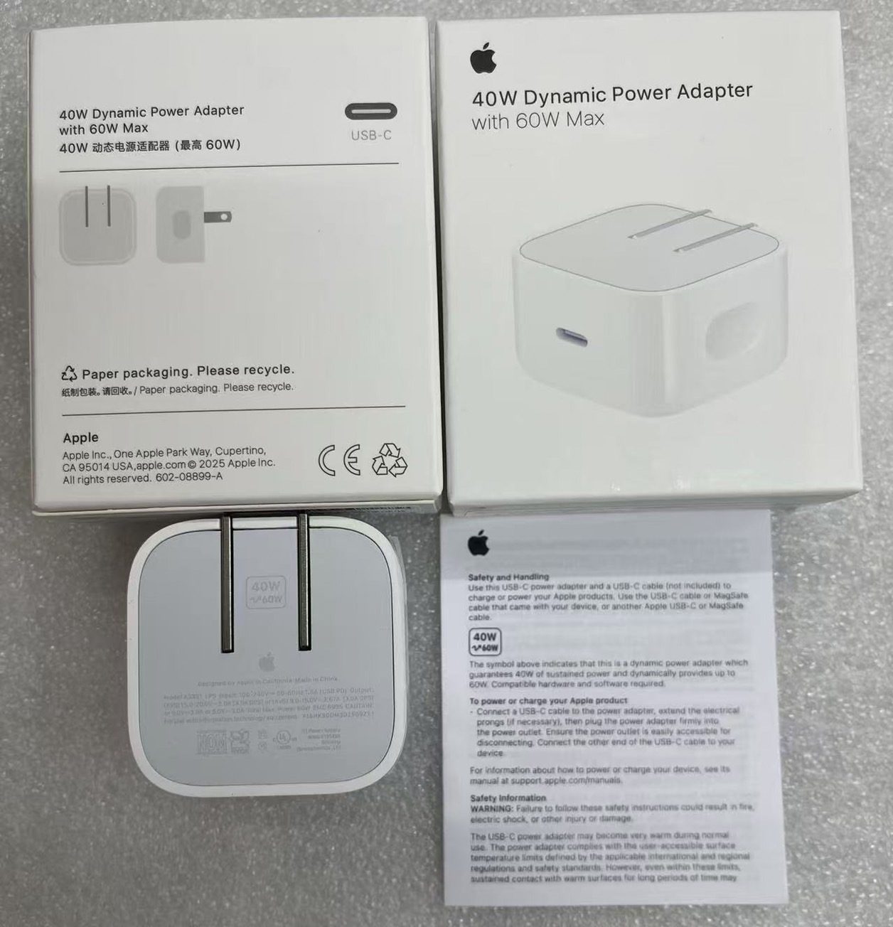 หัวชาร์จ USB-C 40W Dynamic (60W Max)(US)