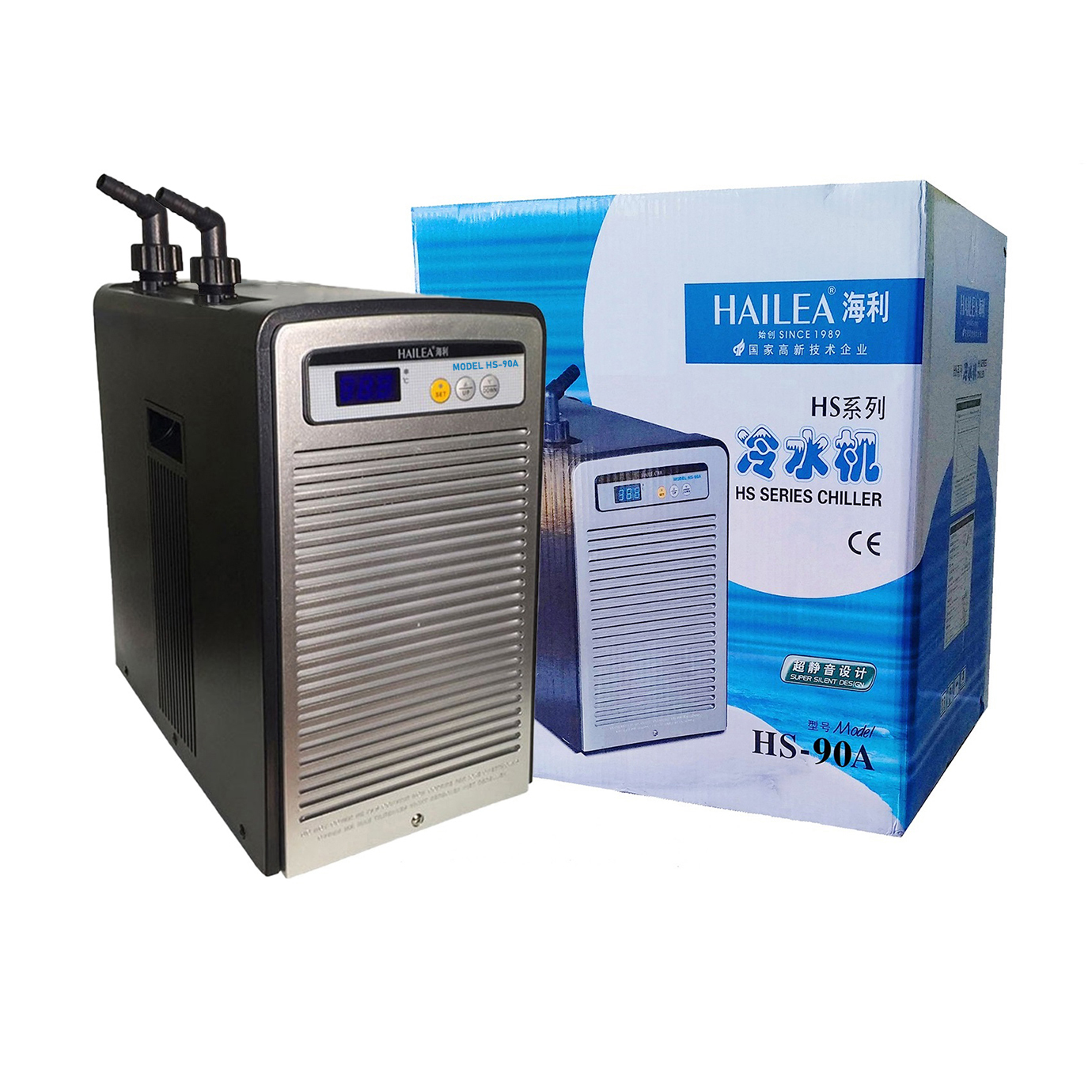 HAILEA HS-90A(เครื่องทำความเย็น ชิลเลอร์ ตู้ปลา อ่างเลี้ยงปลา สำหรับน้ำปริมาตรไม่เกิน 500 ลิตร)