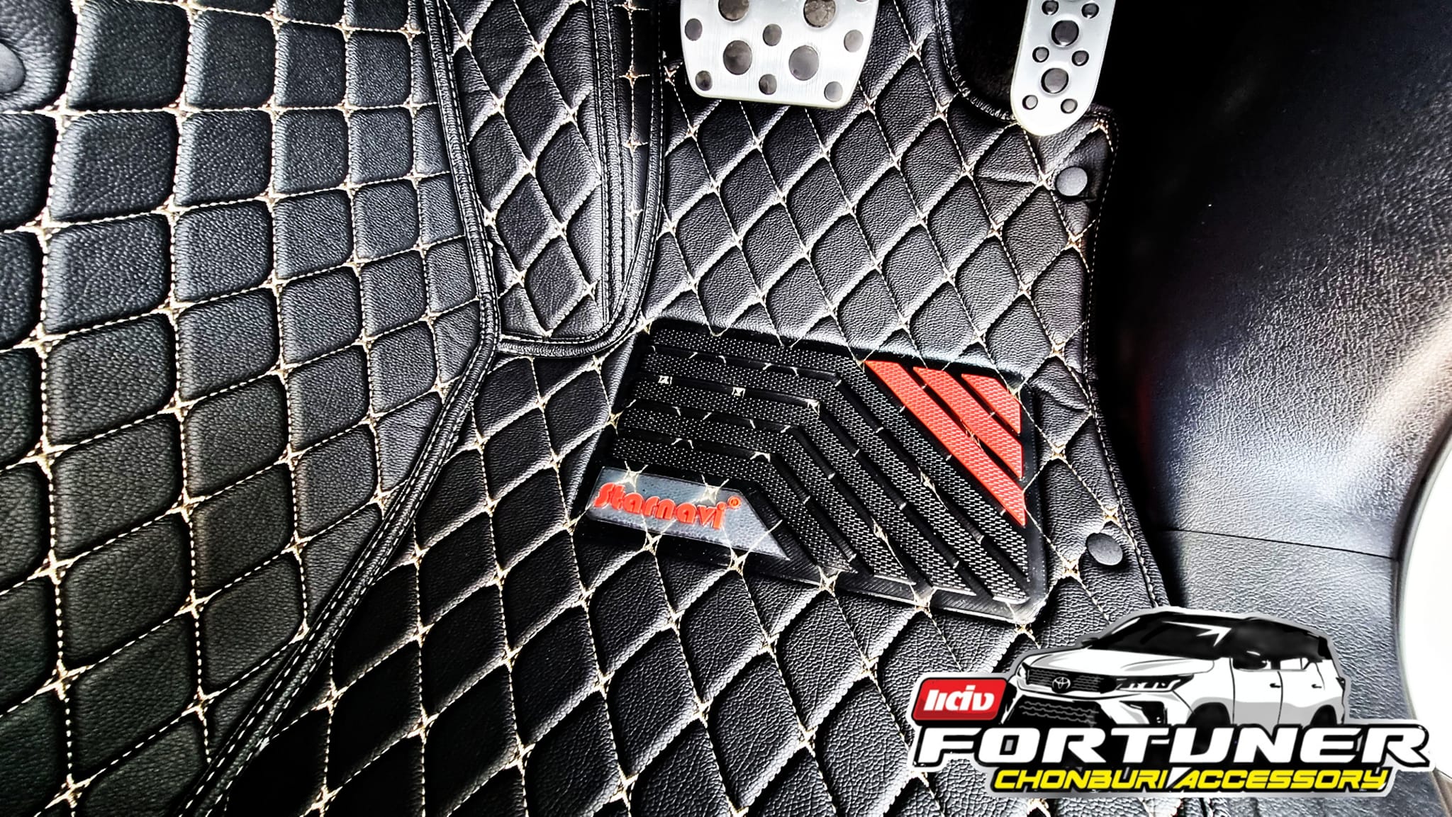 พรมปูพื้นรถยนต์ 6D โตโยต้า ฟอร์จูนเนอร์