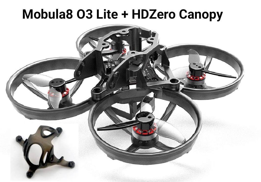 Happymodel Mobula8 1-2S 85mm HD Drone w/ ELRS - DJI O3 / Walksnail / HDZero