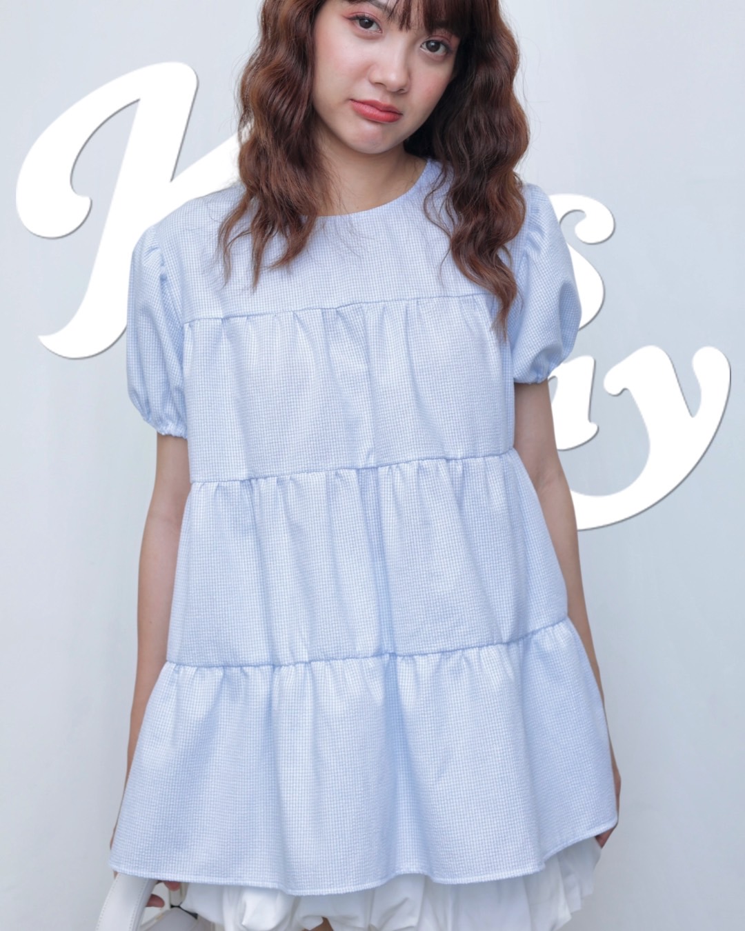 เสื้อพรางพุง Yuka ทรงหลวม แขนตุ๊กตา ใส่ได้ทุกหุ่น ใส่สบาย ไม่ต้องรีด สีมงคลครบทุกวัน ปังทุกลุค!🌈💼 ZX (SKU.306)
