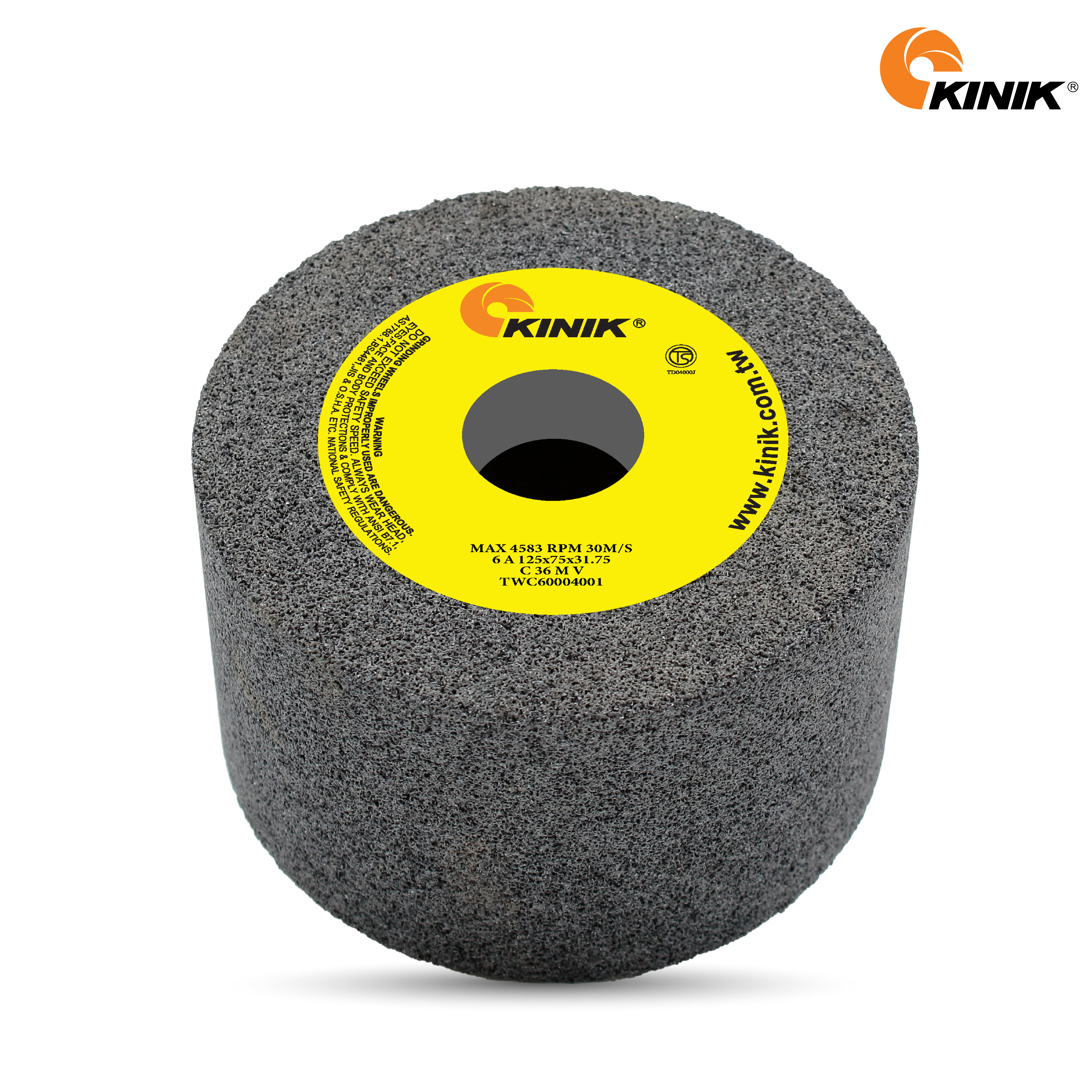 หินถ้วยตรง KINIK C36MV6A 125x75x31.75 mm.