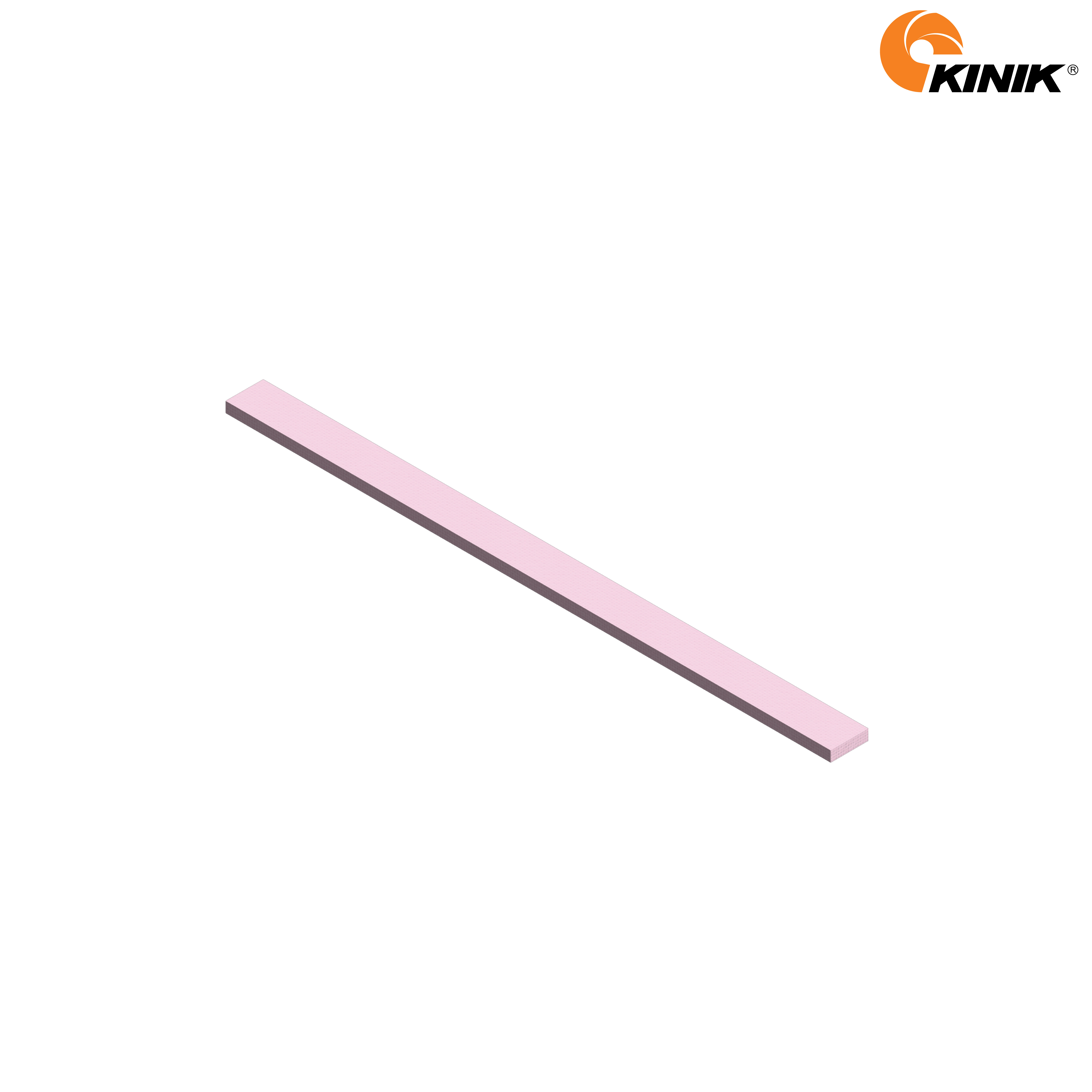 หินแท่งขัดพิมพ์ KINIK 120LAP 100x6x2 mm.