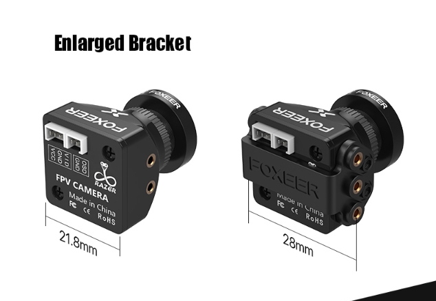 Foxeer Razer Pico/Razer Mini/Razer Micro/Razer NANO 1200TVL PAL/NTSC Switchable 4:3 16:9 FPV กล้องสำหรับ RC Drone รุ่นอัพเกรด