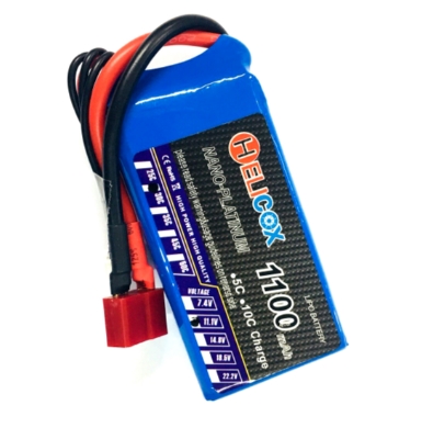 แบต HELICOX 3S 11.1V 30C มีให้เลือกหลายขนาด 900 1100 1500 2200 3000 3500mah