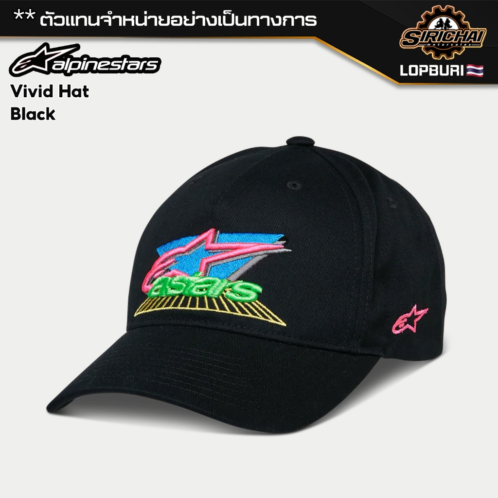 หมวกแก๊ป Alpinestars Vivid Hat / Black ของแท้ 100%✅