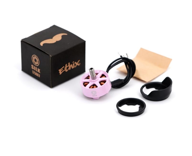ETHIX MR STEELE SILK MOTOR V5 WHITE & PINK - 1750KV 1ชุด 4ตัว