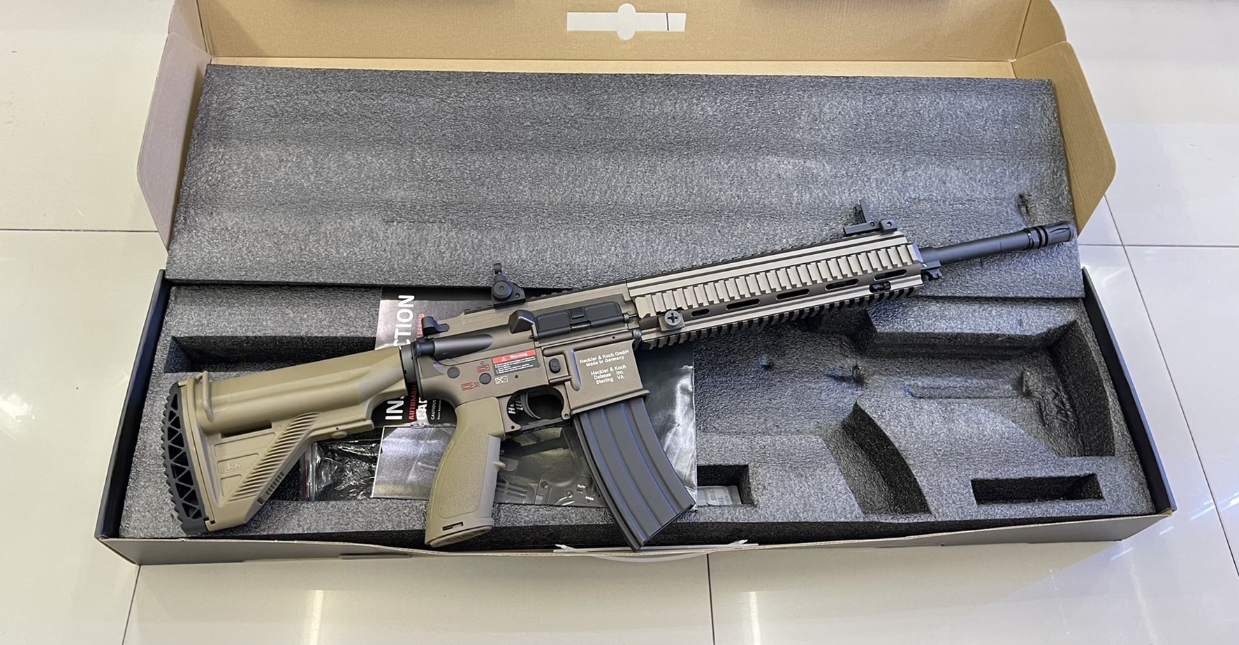 E&C 103 S2 : HK M27 IAR สีทราย บอดี้โลหะ Gen 2