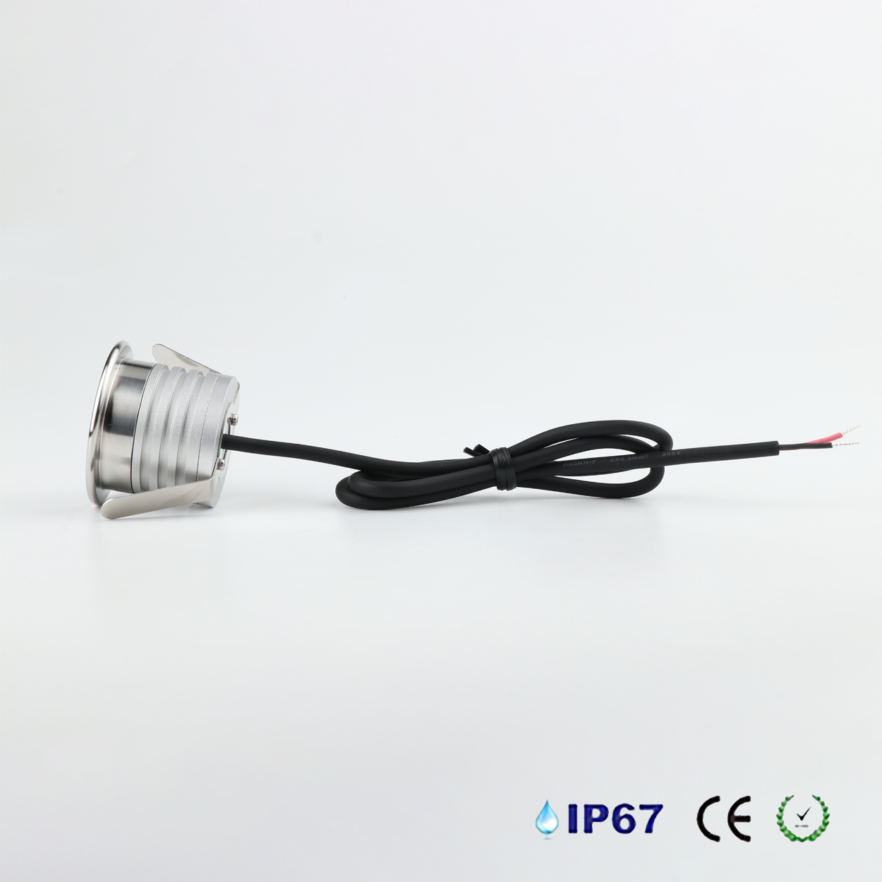โคมไฟฝังพื้น Inground Up light Round 304 Stainless Steet + Aluminum lamp body LED 3W DC12V-24V IP67