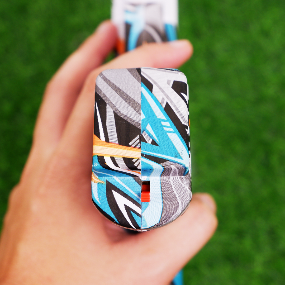 (28)GLOCK Small สีฟ้ากราฟิก ปืนเจลไฟฟ้า ของเล่น ยิงรัวได้