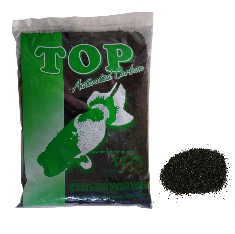 TOP คาร์บอนเกรด T-1050 1 kg. (ถ่านคาร์บอนสำหรับใส่ในเครื่องกรองน้ำ กรองคลอรีน กลิ่น-สี และสารพิษ)