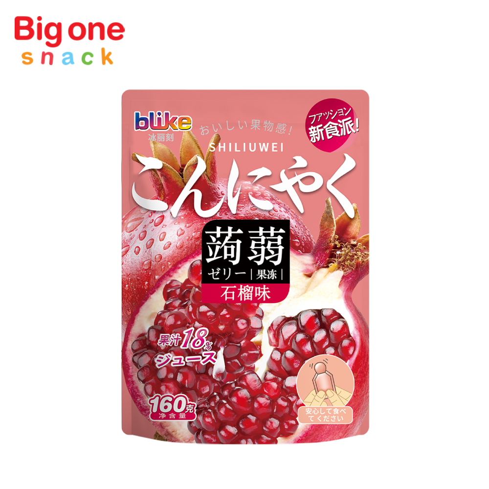 8858954213661 คอนยัคคุ เยลลี่ กลิ่นทับทิม ตราบีไลค์ 160ก.