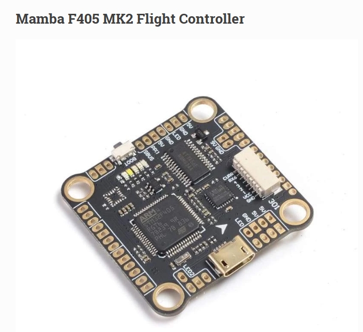 [FC 30x30] Mamba F405 MK2 Flight Controller 3-6S